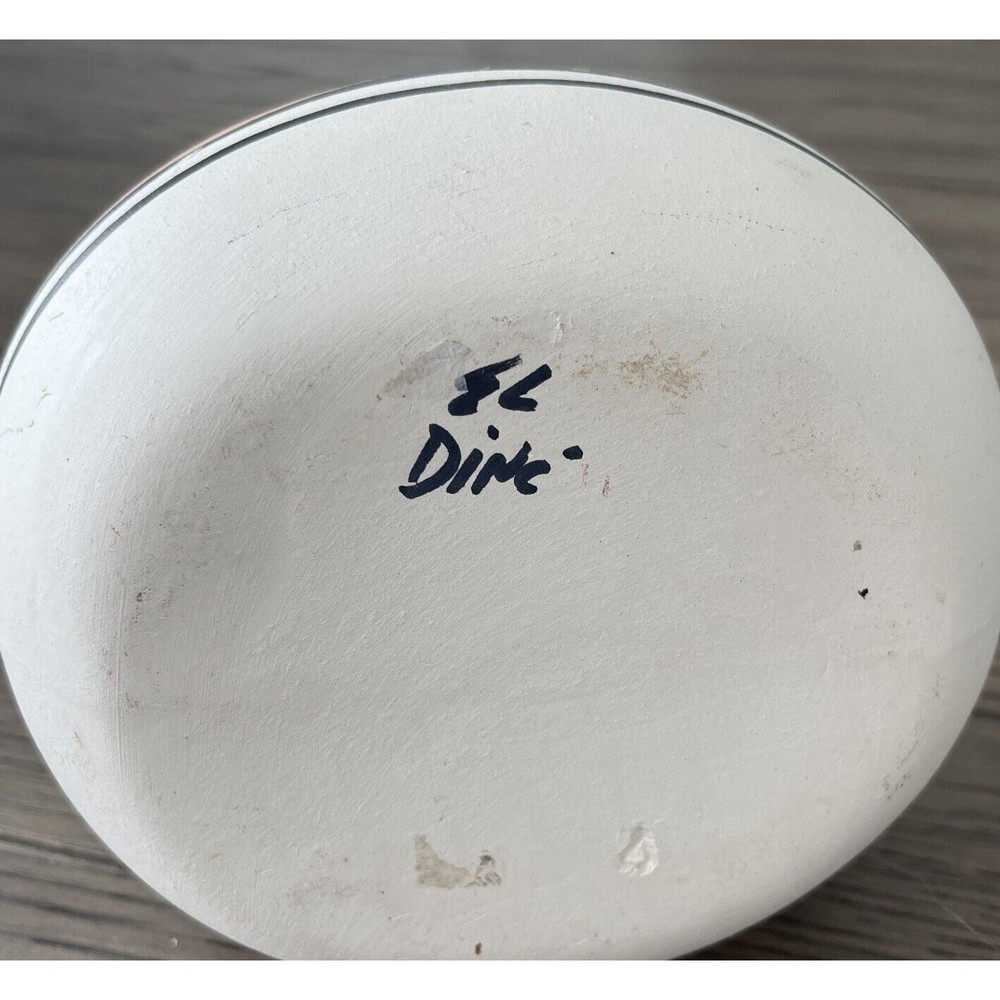 RARE Native American Wedding Vase Signed EL Dinć CEDAR MESA POTTERY - Picture 10 of 11